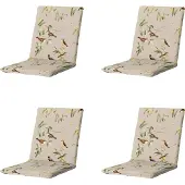 Madison stapelstoelkussen aria - 97x49x5cm set van 4