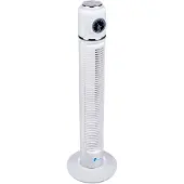 Lifetime Torenventilator - 76 cm Kolomventilator met Afstandsbediening - Oscillerende Ventilator met 3 Snelheden en 3 Windstanden - Timerfunctie en LCD Display - 40W - Wit