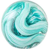 J-Line presse-papier Bal - glas - turkoois - large