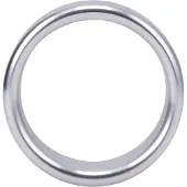 Doc Johnson Rock Solid Brushed Alloy Cockring - Medium