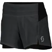 SCOTT - Trail / Running dameskleding - Endurance Tech Hybrid Shorts W Black voor Dames van Gerecyclede materialen - Maat M - Zwart