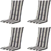 Madison kussen hoge rug amora - 123x50x5cm set van 4