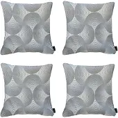 Madison sierkussen napels - 50x50x10cm set van 4