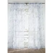 Bonprix Gordijn met gerecycled polyester en print (1 stuk) H/B: 245/135 cm