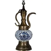 Halay Oosterse mozaïek tafellamp (Turkse Ibrik) ø 13 cm