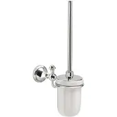 Gedy Nevis wandtoiletborstel, keramiek, chroom
