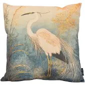 NOVÉE Golden Heron / Vogel Kussenhoes | 45 x 45 cm | Katoen/Linnen