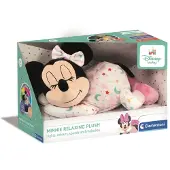 Clementoni Disney Baby Minnie, knuffel, ontspannend, animatiefiguur, interactief, geluiden, AAA-batterijen