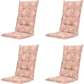 Madison kussen hoge rug napels - 123x50x5cm set van 4