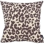 NOVÉE Brown Leopard Kussenhoes | 45x45 cm | Katoen/Linnen | Sierkussenhoes |