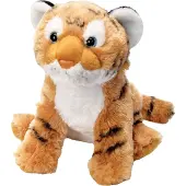 Wild republic Knuffel Tijger Junior 20 Cm Pluche Lichtbruin