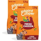 Edgard & Cooper 2x Hondenvoer Droog Scharrelkip 12 kg
