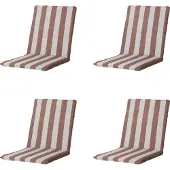 Madison Stapelstoelkussen Amora Mocca (97 x 49 cm)