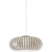 Kartell Hanglamp Teresa, alu / grijs / zink, Woon-/ Eetkamer, Kunststof, Design, hanglamp