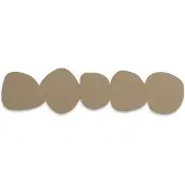 Spinder Design Spinder x Eva van de Ven kapstok Tumulo Medium - Champagne - 5 haken