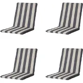 Madison Stapelstoelkussen Amora Grey (97 x 49 cm)