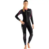 Cressi Lei Mono 2.5 Mm Woman Freediving Wetsuit Zwart M Vrouw