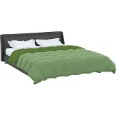 vidaXL Winter Duvet Gekwilt Groen 220 x 240 cm Microvezel