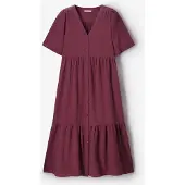 Sissy-Boy Donkerroze Maxi Jurk | Maat: S
