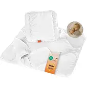 Sleepling Dekbedje voor baby‘s en kinderen; incl. hoofdkussen; wit