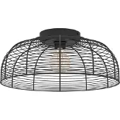 Eglo Draadlamp Roundham Ø 45cm - zwart met goud