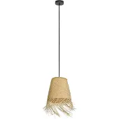 Eglo Hanglamp Aycliffe, dimbaar, hout licht, Woon-/ Eetkamer, Hout, Landelijk, Hanglamp