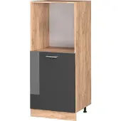 Vicco R-Line Ovenombouwkast – 60 cm Antraciet Hoogglans