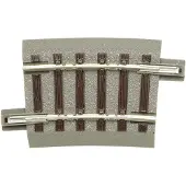 Roco H0 GeoLine (met ballastbed) 61129 Gebogen rails 6 stuk(s)