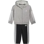 Adidas Trainingspak grijs gemêleerd / zwart / wit
