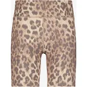 Osaga meisjes fietsbroek met panterprint beige bruin maat 116