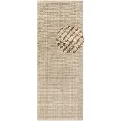Villeroy & Boch Handgeweven Jute Vloerkleed Rosalie - Creme 80 x 200