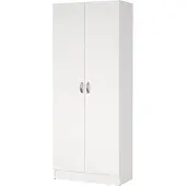 Ebuy24 Fox kledingkast met 2 deuren, wit.