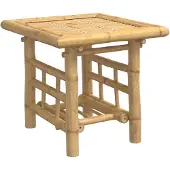 vidaXL Bijzettafel 45x45x45 cm bamboe