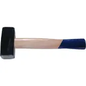 SW-Stahl 50202L vuist 1250g I gesmede vuist met houten handvat I vuisthamer 1,25kg kopgewicht I steenhouwer hamer klein I 1250g hamer zwaar