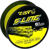 Black Cat S-line Braided Line 300 M Geel 0.550 mm