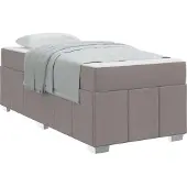 vidaXL Bedframe Taupe 120 x 190 cm Stof