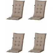 Madison Kussen hoog 50x123 Basic taupe (4 stuks)