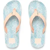 Reef Kids Ahi teenslippers blauw/koraal Meisjes Rubber All over print - maat 34