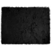 vidaXL Tapijt van imitatie schapenvacht TAFALLA Zwart 240 x 340 cm