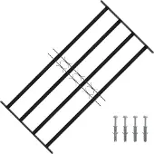 vidaXL Raam Beveiligings Grille 115 x 60 cm Gegalvaniseerd staal