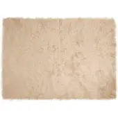 vidaXL Tapijt van imitatie schapenvacht TAFALLA Beige 160 x 230 cm
