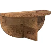 vidaXL Wandplank Muurmontage Oudhout 38 x 19 x 19 cm Bewerkt hout