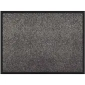 vidaXL Deurmat Lichtgrijs 60 x 80 x 1.2 cm Teddy Stof