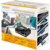 Technaxx TX-22+ USB-platenspeler Belt drive Zwart