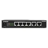 Qnap QSW-2104-2T-R2 netwerk-switch Unmanaged 10G Ethernet (100/1000/10000) Desktop Zwart