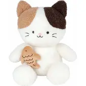 Take Me Home knuffel poes met vis pluche 55 cm speelgoed.