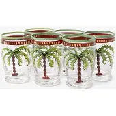 Sissy-Boy Groene Waterglazen Met Palmboom