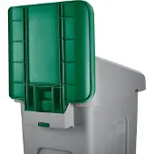 Rubbermaid Paneel Rubbermaid Slim Jim Recyclestation voor label groen