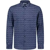 No-excess Overhemd taupe / navy