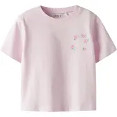 Name it Shirt 'NMFFINULA' groen / pink / rosa / wolwit
